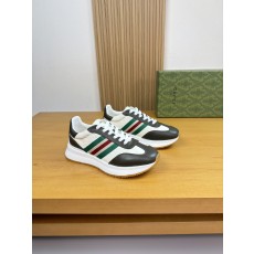 구찌(Gucci) 나파 & 리치 엠보싱 웹(Web) 스니커즈 신발