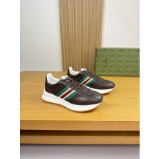 구찌(Gucci) 나파 & 리치 엠보싱 웹(Web) 스니커즈 신발