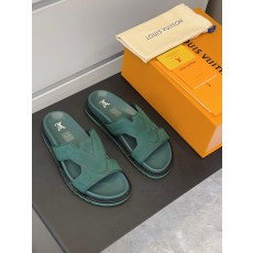 루이비통(LV) 오아시스(OASIS) 모노그램 스웨이드 뮬 슬리퍼 샌들 신발