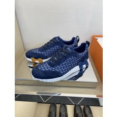 에르메스(Hermes) 클래식 테크니컬 나일론 & 스웨이드 스니커즈 신발