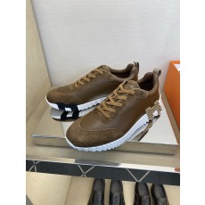 에르메스(Hermes) 클래식 테크니컬 나일론 & 스웨이드 스니커즈 신발