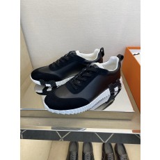 에르메스(Hermes) 클래식 테크니컬 나일론 & 스웨이드 스니커즈 신발