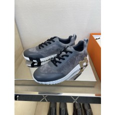 에르메스(Hermes) 클래식 테크니컬 나일론 & 스웨이드 스니커즈 신발