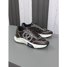 발렌티노(Valentino) 나파 레더 & 테크니컬 메쉬 스니커즈 신발