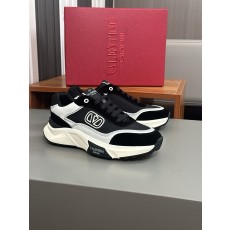 발렌티노(Valentino) 나파 레더 & 테크니컬 메쉬 스니커즈 신발