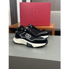 발렌티노(Valentino) 나파 레더 & 테크니컬 메쉬 스니커즈 신발