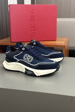 발렌티노(Valentino) 나파 레더 & 테크니컬 메쉬 스니커즈 신발