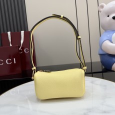 구찌(Gucci) 하프 홀스빗 그레인 레더 핸드백 가방 미니