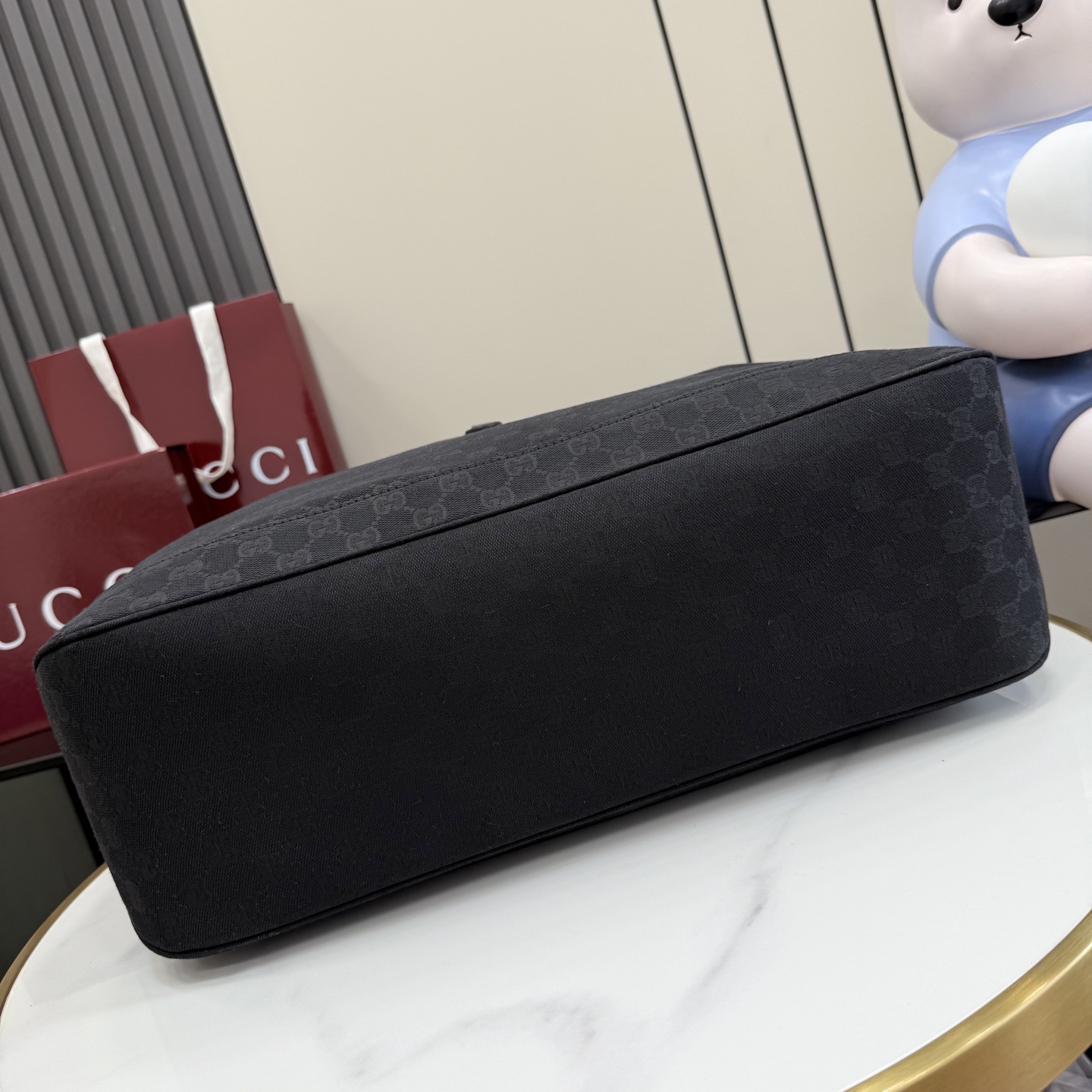 구찌(Gucci) 재키(Jackie) GG 캔버스 토트백 라지 가방