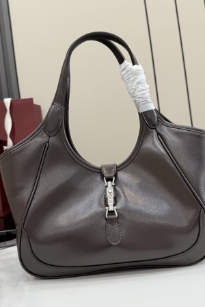 구찌(Gucci) 마켓 인스파이어드 브라운 레더 토트백 가방