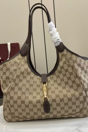 구찌(Gucci) 마켓 인스파이어드 GG 캔버스 토트백 가방 라지