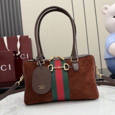 구찌(Gucci) 보르세토(Borsetto) 스웨이드 핸드백 가방