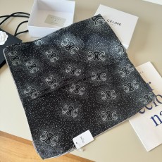 셀린느(CELINE) 트리옹프 실크 스카프 목도리 스카프