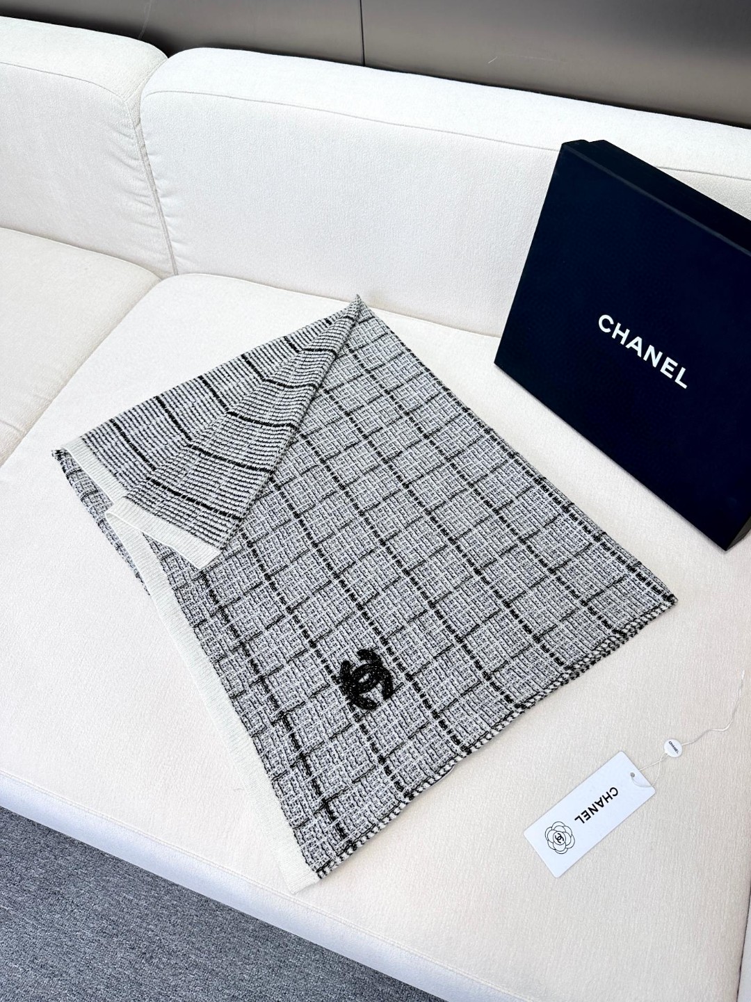 샤넬(CHANEL) 캐시미어 숄 목도리 스카프