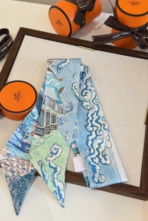 에르메스(HERMES) 트윌리 실크 스카프 목도리 스카프