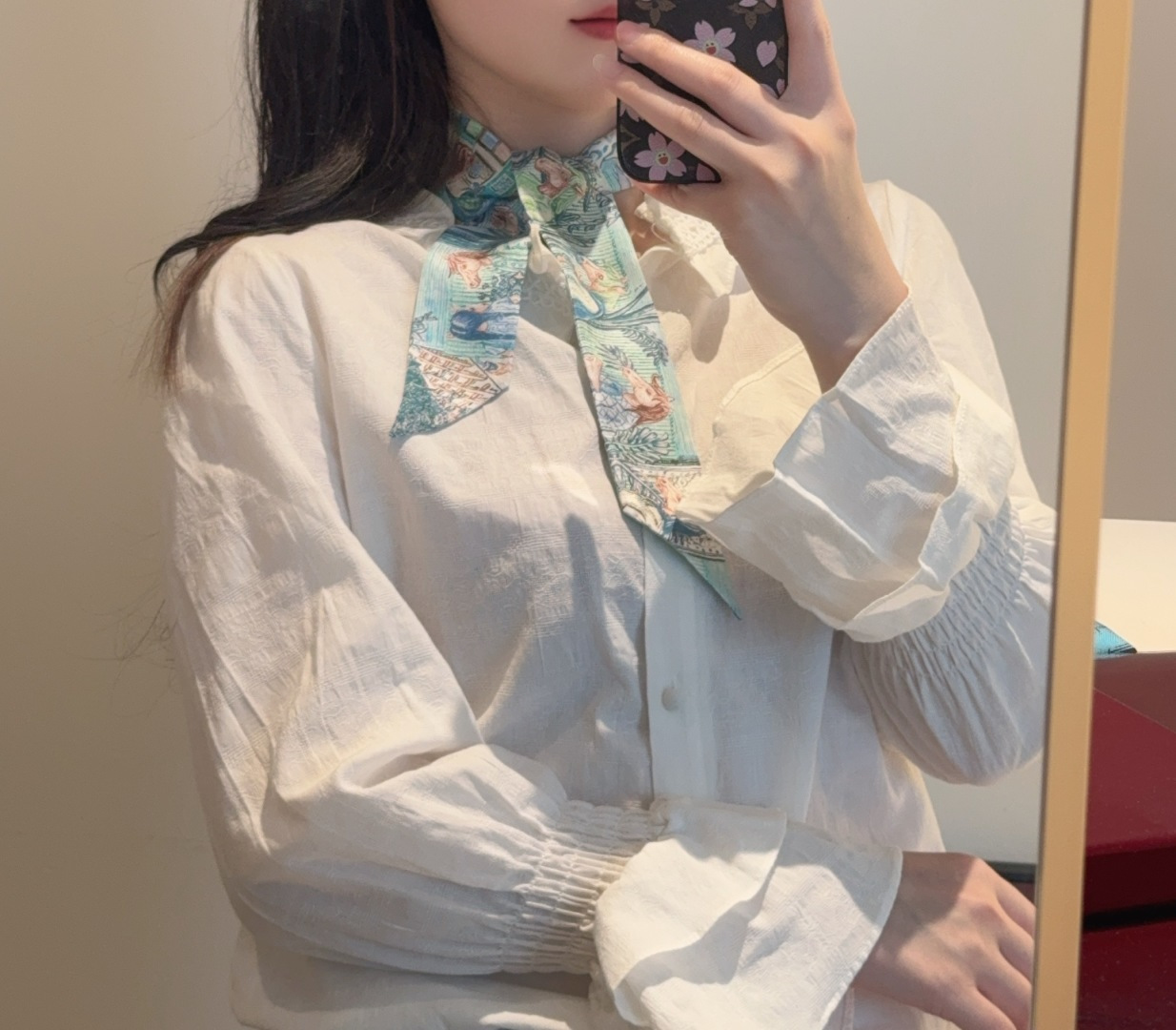 에르메스(HERMES) 트윌리 실크 스카프 목도리 스카프