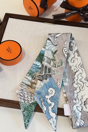 에르메스(HERMES) 트윌리 실크 스카프 목도리 스카프