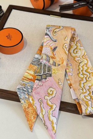 에르메스(HERMES) 트윌리 실크 스카프 목도리 스카프