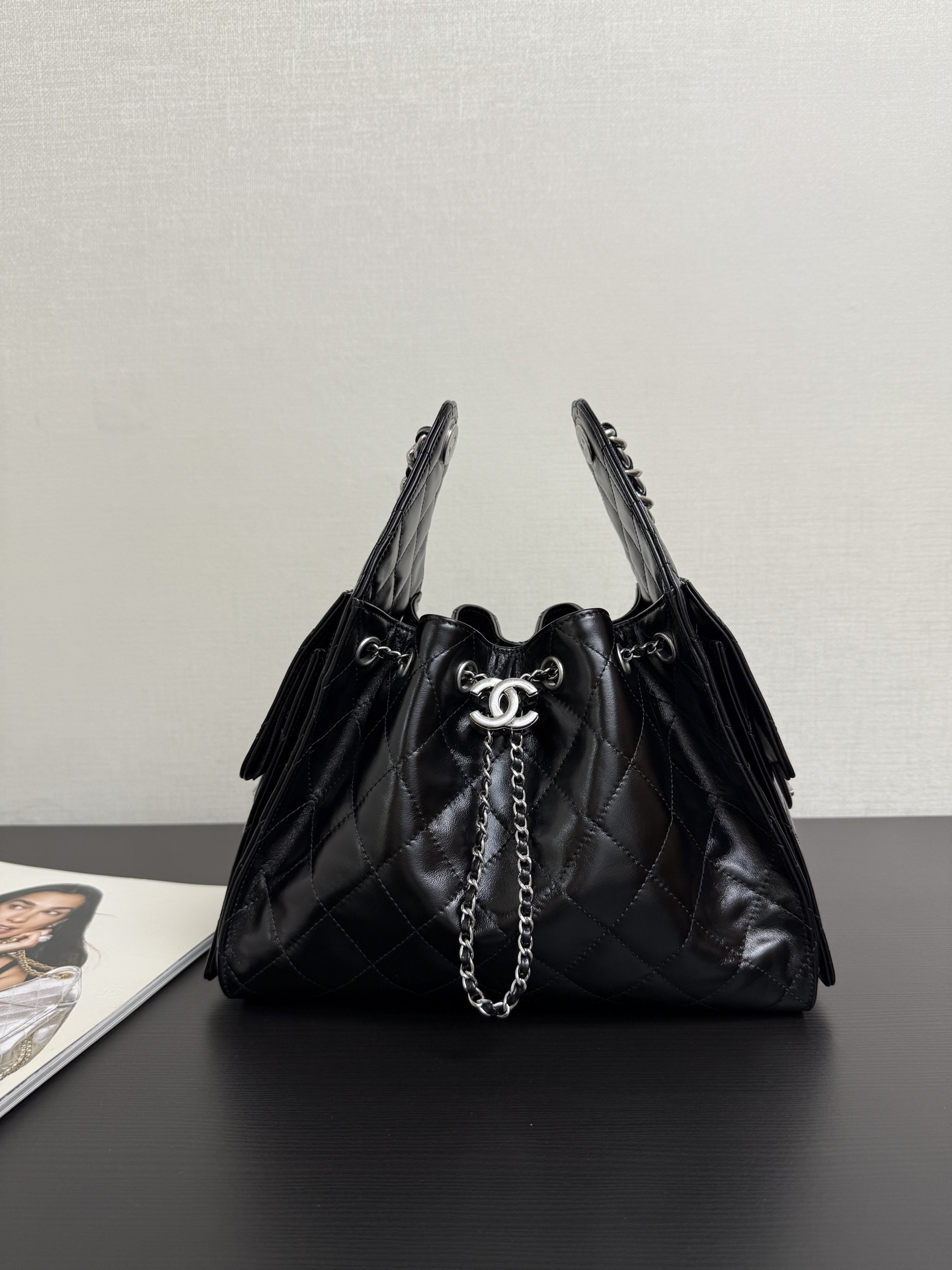 샤넬(Chanel) 26C 드로스트링 버킷백 가방 - 스몰