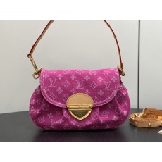 루이비통(Louis Vuitton) LV 선셋(Sunset) 숄더백 가방 - 로즈 핑크 데님