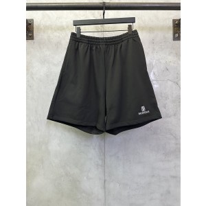 발렌시아가(Balenciaga) 더블 B 로고 자수 스웻 반바지 의류