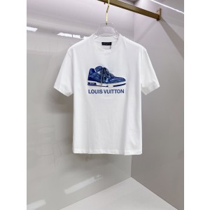 루이비통(LV) 로고 그래픽 반팔 티셔츠 의류