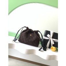 샤넬(Chanel) 럭키백(복주머니) 퀼팅 드로스트링 버킷백 가방