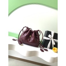 샤넬(Chanel) 럭키백(복주머니) 퀼팅 드로스트링 버킷백 가방 소프트 레더