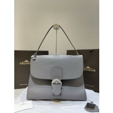 델보(Delvaux) 템포(Tempo) 숄더백 가방 라지 - 그레이