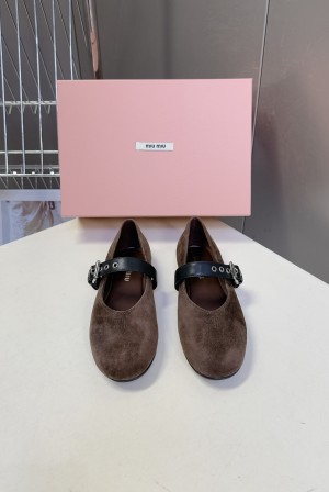 미우미우(MIU MIU) 레트로 메리제인 슈즈 신발