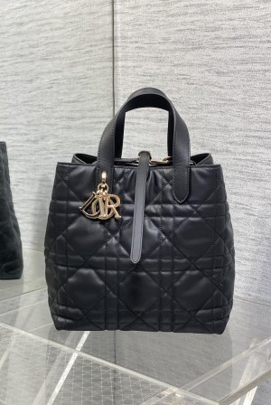 [Dior] 디올 Toujours 뚜주흐 버티컬 백 - 미디움 (블랙) 가방