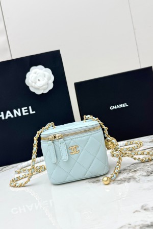 샤넬(Chanel) 21C 금볼 베니티 체인백 파우치백 가방 - 스몰