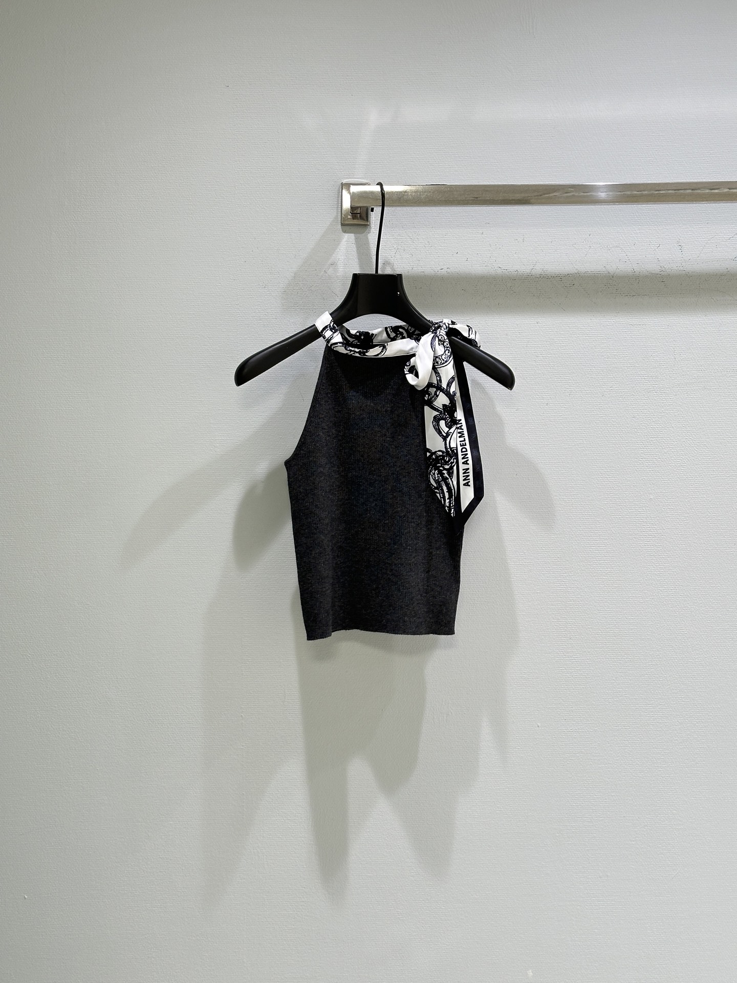 ann andelman 앤 안델만 숄더 스카프 스트랩 탑 상의 의류