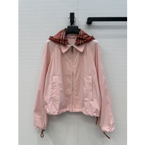 Burberry 버버리 탈부착 후드 경량 플라이트 자켓 재킷 의류