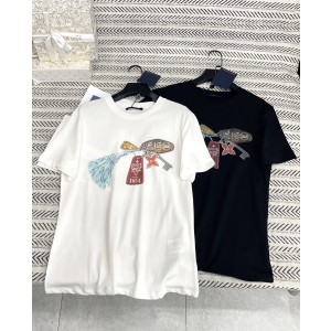 LV 루이비통 키링 로고 레터링 반팔 티셔츠 의류