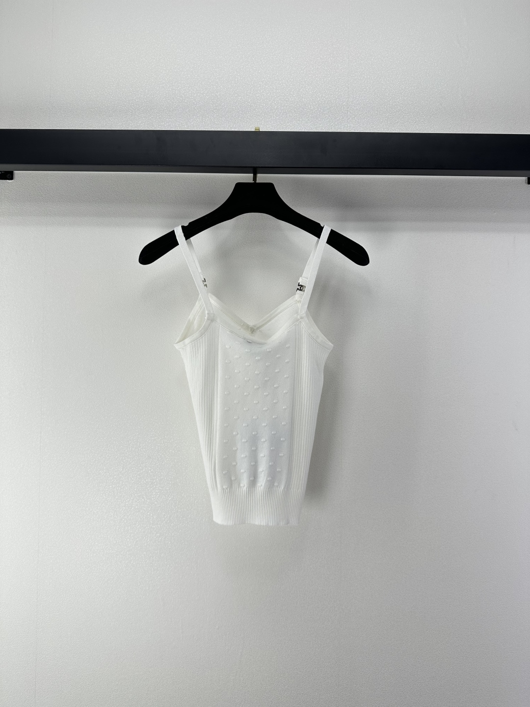 Chanel 샤넬 도트 텍스처 니트 슬리브리스 나시 의류