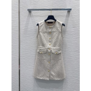 LV 루이비통 자카드 미니 원피스(슬리브리스) 의류