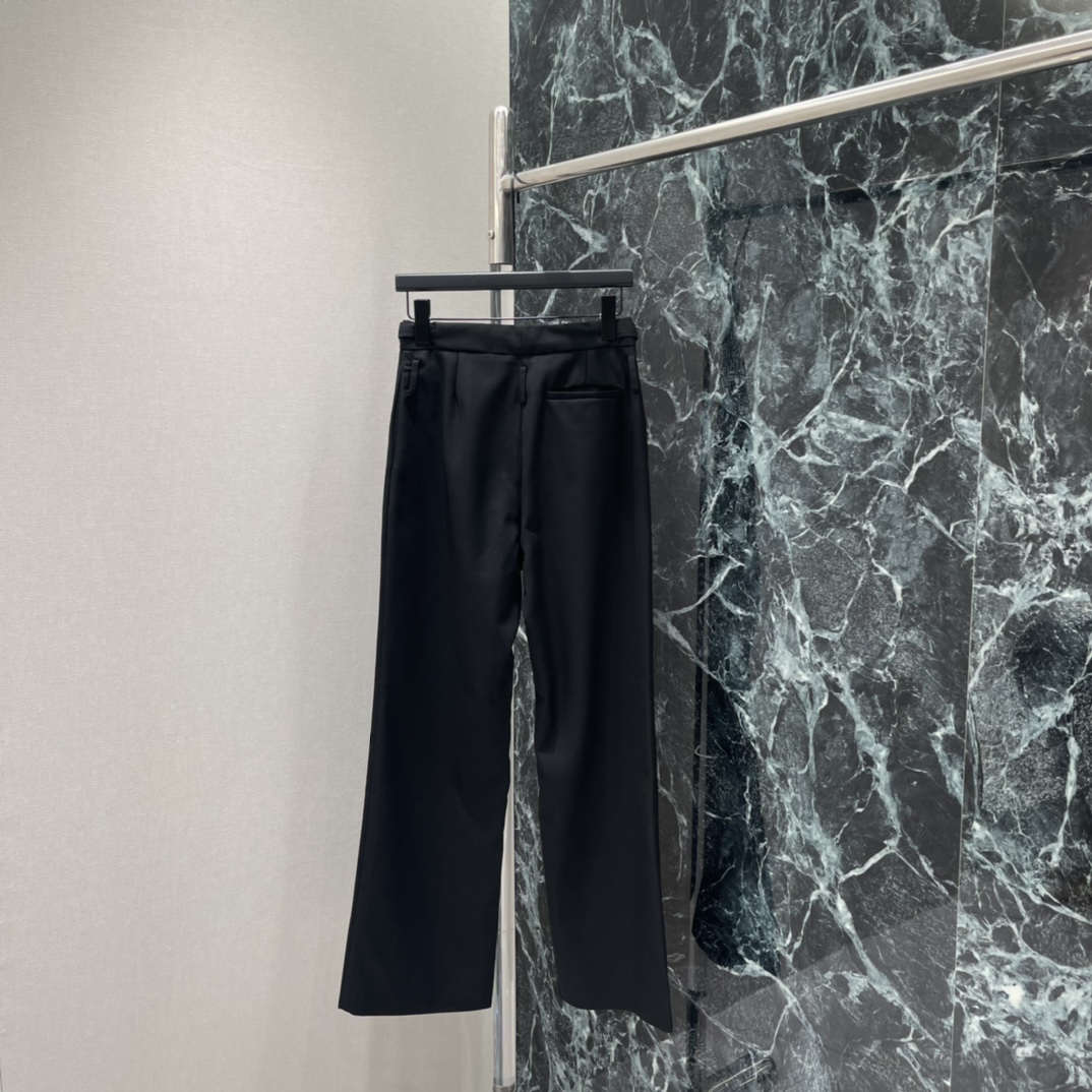 Prada 프라다 하이웨이스트 드레이프 슬랙스 팬츠 바지 의류