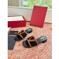 발렌티노(VALENTINO) 캔버스 슬라이드 샌들 신발