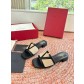 발렌티노(VALENTINO) 캔버스 슬라이드 샌들 신발