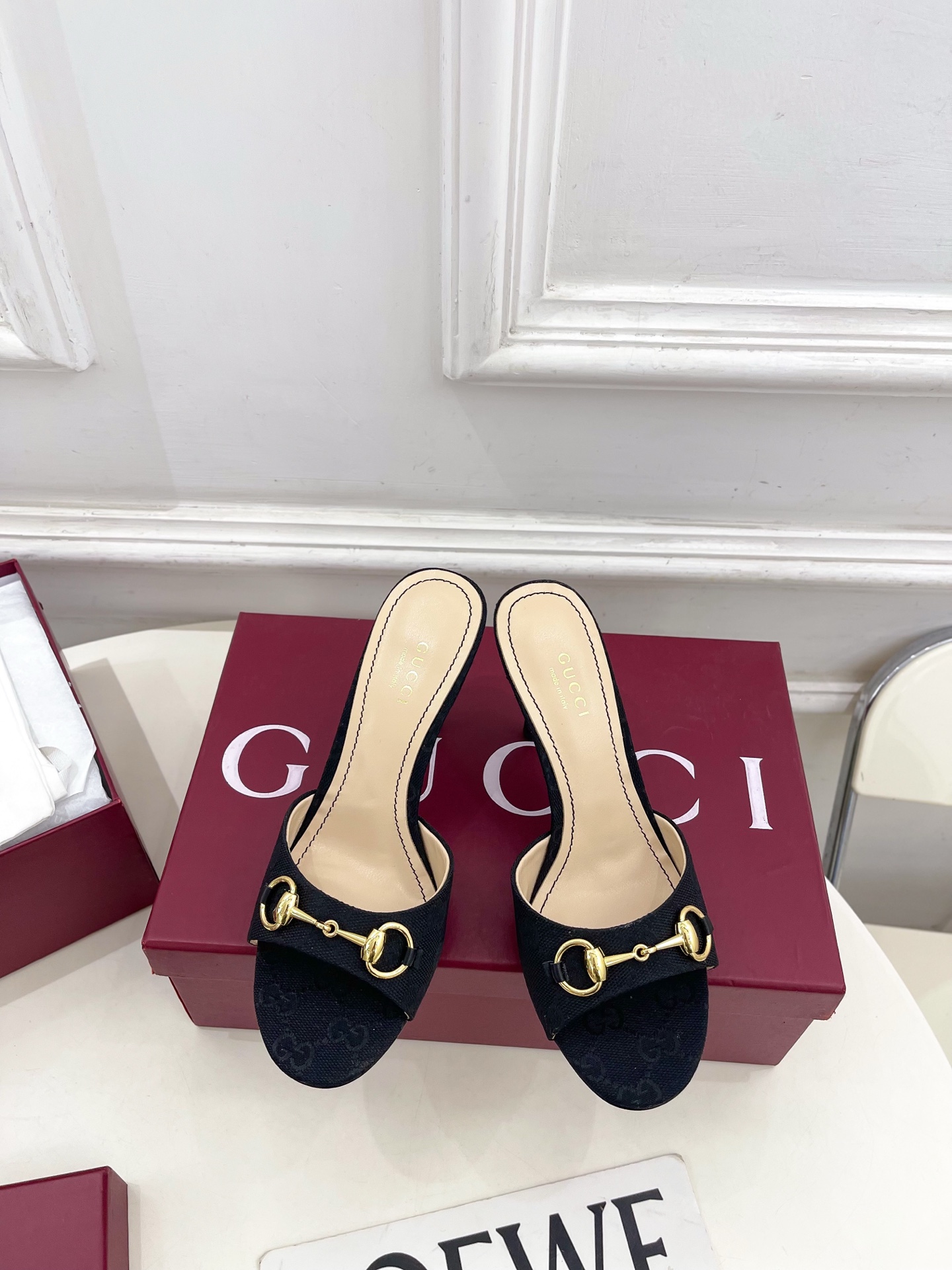 구찌(GUCCI) 홀스빗 라운드토 힐 슬리퍼 신발