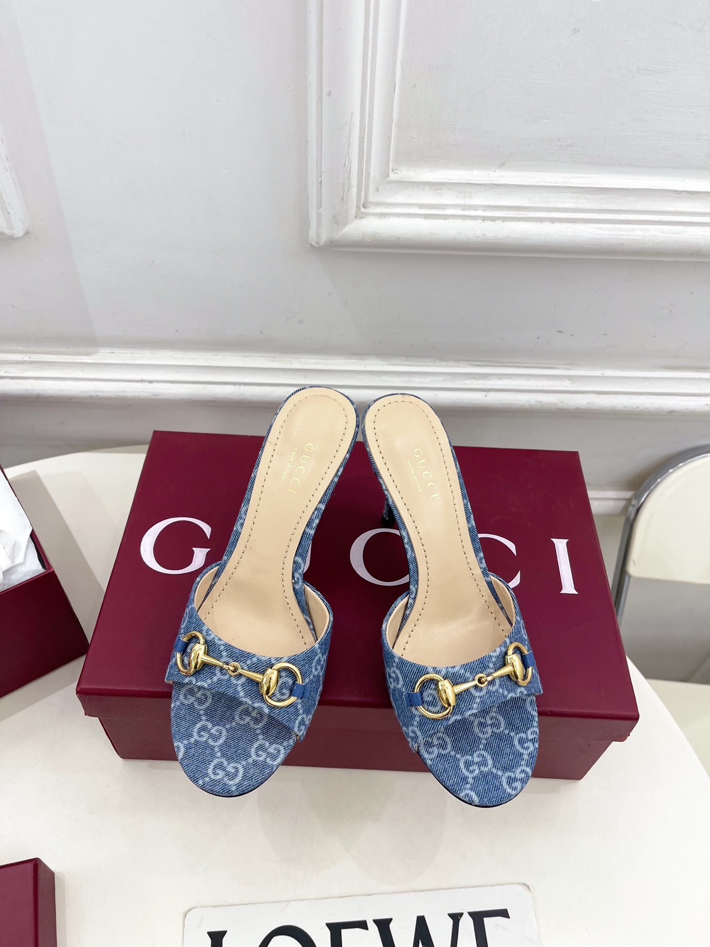 구찌(GUCCI) 홀스빗 라운드토 힐 슬리퍼 신발