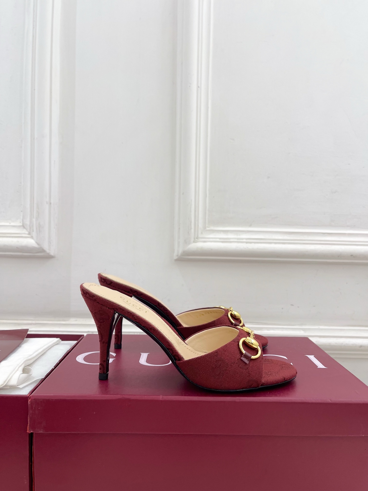 구찌(GUCCI) 홀스빗 라운드토 힐 슬리퍼 신발