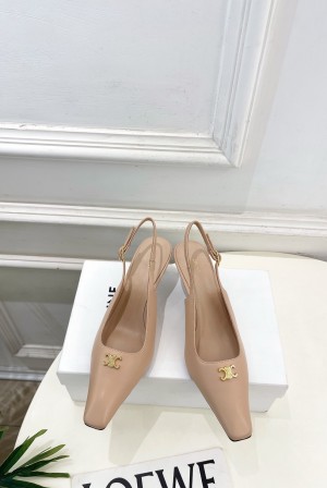 셀린느(CELINE) 스퀘어토 백오픈 힐 샌들 신발