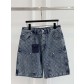 루이비통(LV) 워싱 자카드 데님 쇼츠 의류