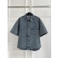 루이비통(LV) 데님 반팔 자켓 의류
