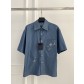 루이비통(LV) 데님 반팔 셔츠 의류