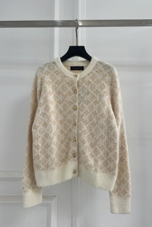 루이비통(LV) 로고 울 니트 가디건 의류