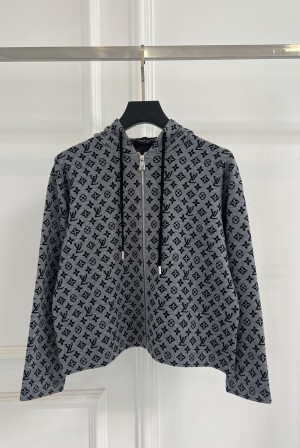 루이비통(LV) 울 혼방 후드 집업 자켓 의류