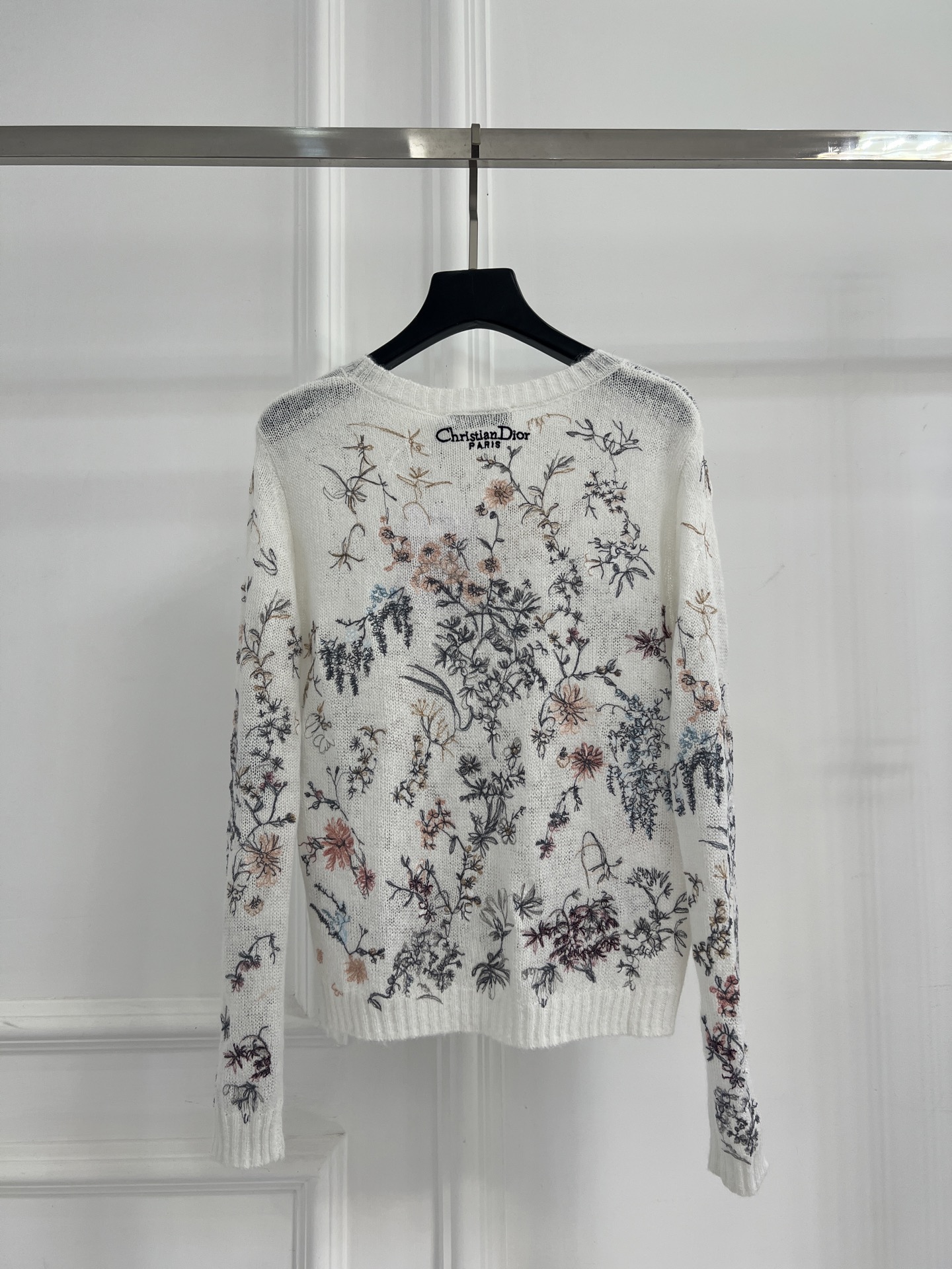 디올(DIOR) 플로럴 모헤어 니트 가디건 의류